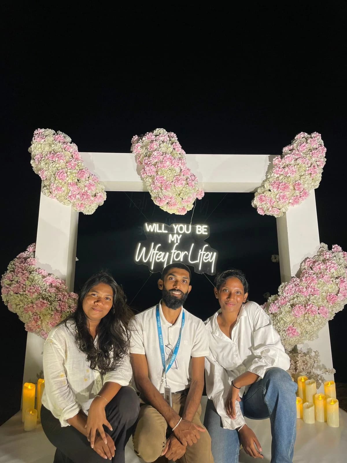 Wedding celebration moment